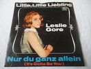 7' Single von 1963 * Leslie Gore * Little Little Liebling / Nur du ganz allein