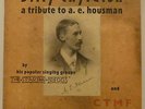 Billy Chyldish (BILLY CHILDISH) - A tribute to A E Housman  NUMBERED ORANGE 10