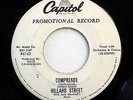 HILLARD STREET & GRP Comprende /There's no one like you DJ CAPITOL Doowop e2193