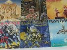 6 x Iron Maiden vinyl lp powerslave live after death somewhere in time 7th son
