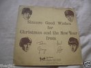 BEATLES 1st 1963 CHRISTMAS FAN CLUB FLEXI DISC EX CON