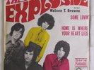 EXPLOSIVE & WATSON T. BROWNE: Some Lovin' + 3 45 (France, PS with rubber stamp/
