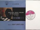 BACH sonatas for Violin & Harpsichord BARCHET / VEYRON-LACROIX  LP ERATO STEREO