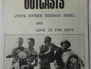 The Outcasts Justa Nother Teenage Rebel Good Vibrations 3 UK PS, Punk Rock KBD