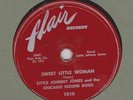 78 RPM Little Johnny Jones FLAIR 1010 Sweet Little Woman  ROCKER  *