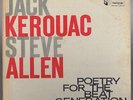 Orig '59 JACK KEROUAC / STEVE ALLEN Poetry For The Beat Generation LP Hanover