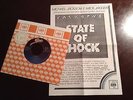 MICHAEL JACKSON & MICK JAGGER *STATE OF SHOCK* 7'' PROMO COPY PORTUGUESE NM