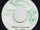Reggae 45 - Delroy Denton - Broken Hearted - Treasure Isle - VG+ mp3