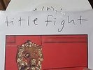 TITLE FIGHT KINGSTON 1ST PRESS WHITE 7' ON TOUR W/ THE STORY SO FAR BANE VERSE