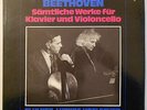 BEETHOVEN COMPLETE WORKS PIANO CELLO ELLY NEY HOELSCHER TELEFUNKEN 3LP BOX MINT-