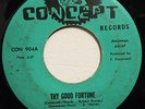 FRED MARK-THY GOOD FORTUNE /BEGIN WITH GOD-RARE GOSPEL FUNK 45 on CONCEPT