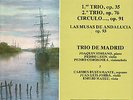 RARE SPANISH PRESS TURINA/ TRIO DE MADRID 2 LP NM ON ENSAYO : TRIO 1 & 2 ....