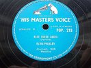 ELVIS PRESLEY 78 RPM BLUE SUEDE SHOES / TUTTI FRUTTI HMV 213 EX+