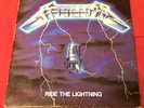 1984 METALLICA  Vinyl LP RIDE THE LIGHTNING Original Lyric Sleeve CLIFF BURTON