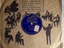 OVER THERE Nora Bayes Patriotic Victor Blue Label 1920's Victrola 78 rpm record