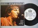 BRUCE SPRINGSTEEN – ‘’I’M ON FIRE’’ – SPANISH ONLY PROMOTIONAL VINYL SINGLE.