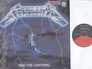 Metallica - Ride The LIghtning - Heavy Metal LP - Shrink - Lyrics Inner Sleeve