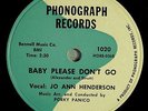 RARE R&B Northern Soul 78 rpm Jo Ann Henderson 