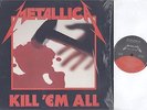 Metallica - Kill Em All - Heavy Metal LP - Shrink Wrap - Lyrics Inner Sleeve