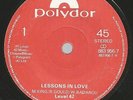 LEVEL 42 - Lessons In Love - unbeliv'le KENYA prs 45? MUST SEE