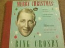1945 MERRY CHRISTMAS BING CROSBY 4 LP VINYL RECORDS DECCA