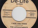 Northern Soul 45 - Appointments - I Saw You There - De-Lite - mp3 - rare