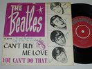 Mega rare The Beatles single 45 Can't buy me Love R 5114 Norway red Parlophone