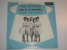 THE CRYSTALS - HE´S A REBEL - 45  DANISH PS GIRL GROUP SOUL - LISTEN