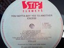 Yello  New Zealand Pressing You Gotta Say Yes To Another Excess Stiff Records LP