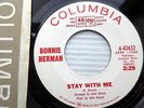 BONNIE HERMAN Stay With Me BLUE EYED Norther Soul WHITE LABEL PROMO 45 e123 HEAR