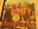 BEATLES Sargent Peppers Lonely Hearts Club Band LP Album w Mint Cut Out Sheet