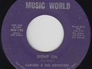 Funk Breaks 45 - Carleen & The Groovers - Right On - Music World - rare