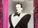 KLAUS NOMI s/t LP Japan prees w/ OBI  Punk glam David Bowie Kraftwerk Nina Hagen