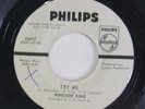 WINDSOR KING: Try Me / I'm Walking Out On Trouble 45 (dj, xol) Soul