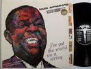 LOUIS ARMSTRONG I've Got The World On A String VERVE STEREO LP dg mgm