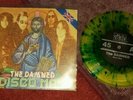 The damned disco man rare German press on yellow and blue splatter