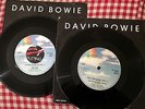 DAVID BOWIE - 2 Rare SWEDISH 7