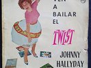 JOHNNY HALLYDAY -VEN A BAILAR EL TWIST -RARE SPAGNE EP 1961 COLOR VINYL