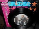 LP  GIRLSCHOOL - LIVE AND MORE    JAPAN  ' Picture Label '   w/OBI  MINT