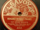 78RPM TINY GRIMES Quintette CHARLIE PARKER Romance Without Finance SAVOY 613
