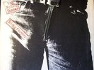 THE ROLLING STONES Sticky Fingers LP ITALY 1971 1st press ZIP COVER