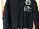 VINTAGE PUBLIC ENEMY 1990 FEAR OF A BLACK PLANET TOUR JACKET STARTER STYLE MINT