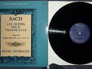 Bach - Cello Suites 3 & 4 Henri Honegger NrMint/Ex Valois MB 327