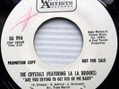 CRYSTALS La La Brooks ARE YOU TRYING TO GET RID OF ME northern soul WLP 45 e2893