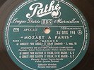 Mozart a Paris  Pathe DTX 191 -  Jacques DUMONT - Fernand OUBRADOUS 1956
