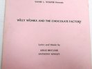 LESLIE BRICUSSE & ANTHONY NEWLEY Willy Wonka And The Chocolate Factory PROMO LP