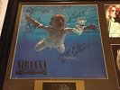 Nirvana never mind signed lp