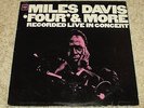 MILES DAVIS ... 'FOUR' AND MORE ... Columbia 2-eye MONO LP ... VG+