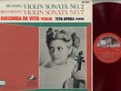 GIOCONDA DE VITO - TITO APREA / BRAHMS - BEETHOVEN : VIOLIN SONATAS JAPAN LP