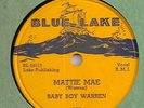 BABY BOY WARREN MATTIE MAE BLUE LAKE DETROIT BLUES MINT-